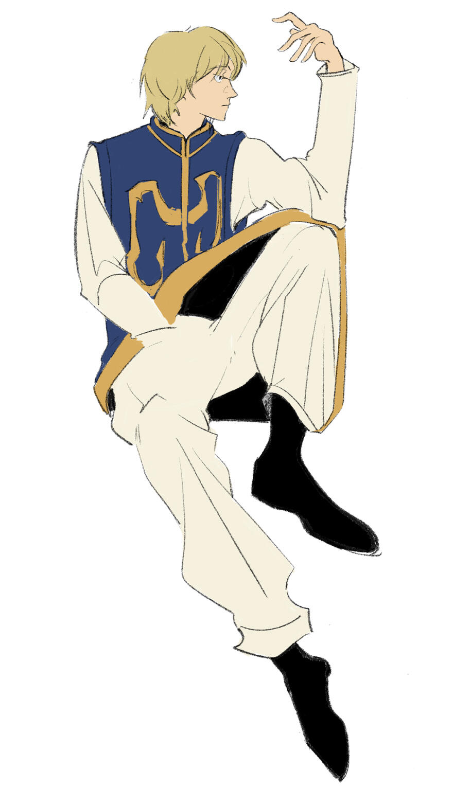 Kurapika fanart (flat color) [2023]